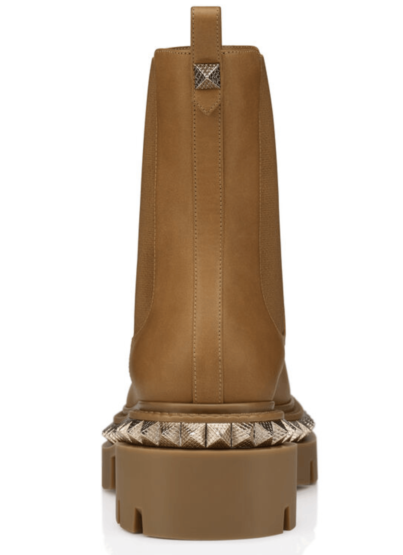 Christian Louboutin St Emilia Pyraclou Flat Terra Brown Chelsea Lug Boot 38 Size US 8 / IT 38 - 19 Thumbnail