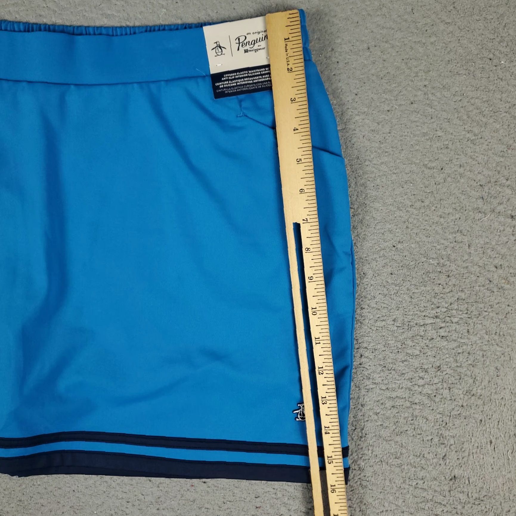 Vintage Penguin Skort Womens XL Blue Stretch Golf Active Performance Skirt Size 40" / US 18 - 7 Thumbnail