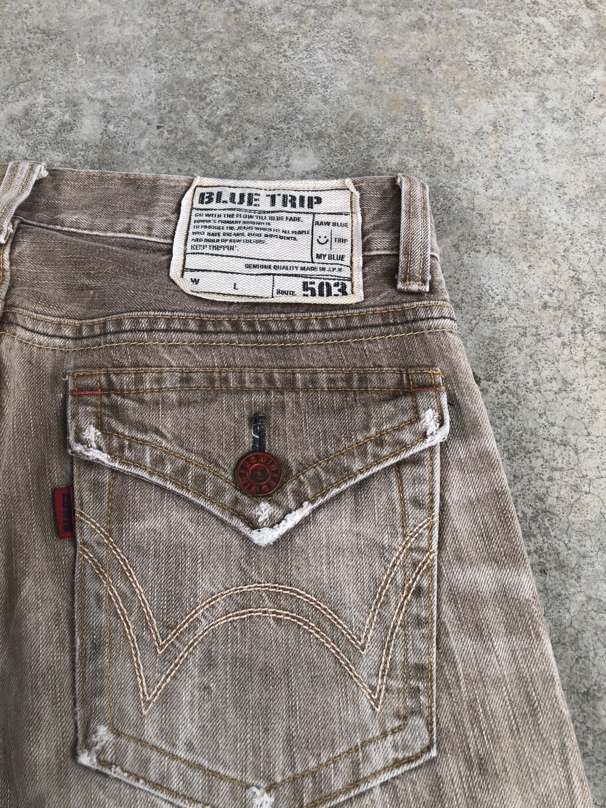 If Six Was Nine Japanese Edwin Flared Jeans Distressed Jeans Size US 32 / EU 48 - 17 Thumbnail