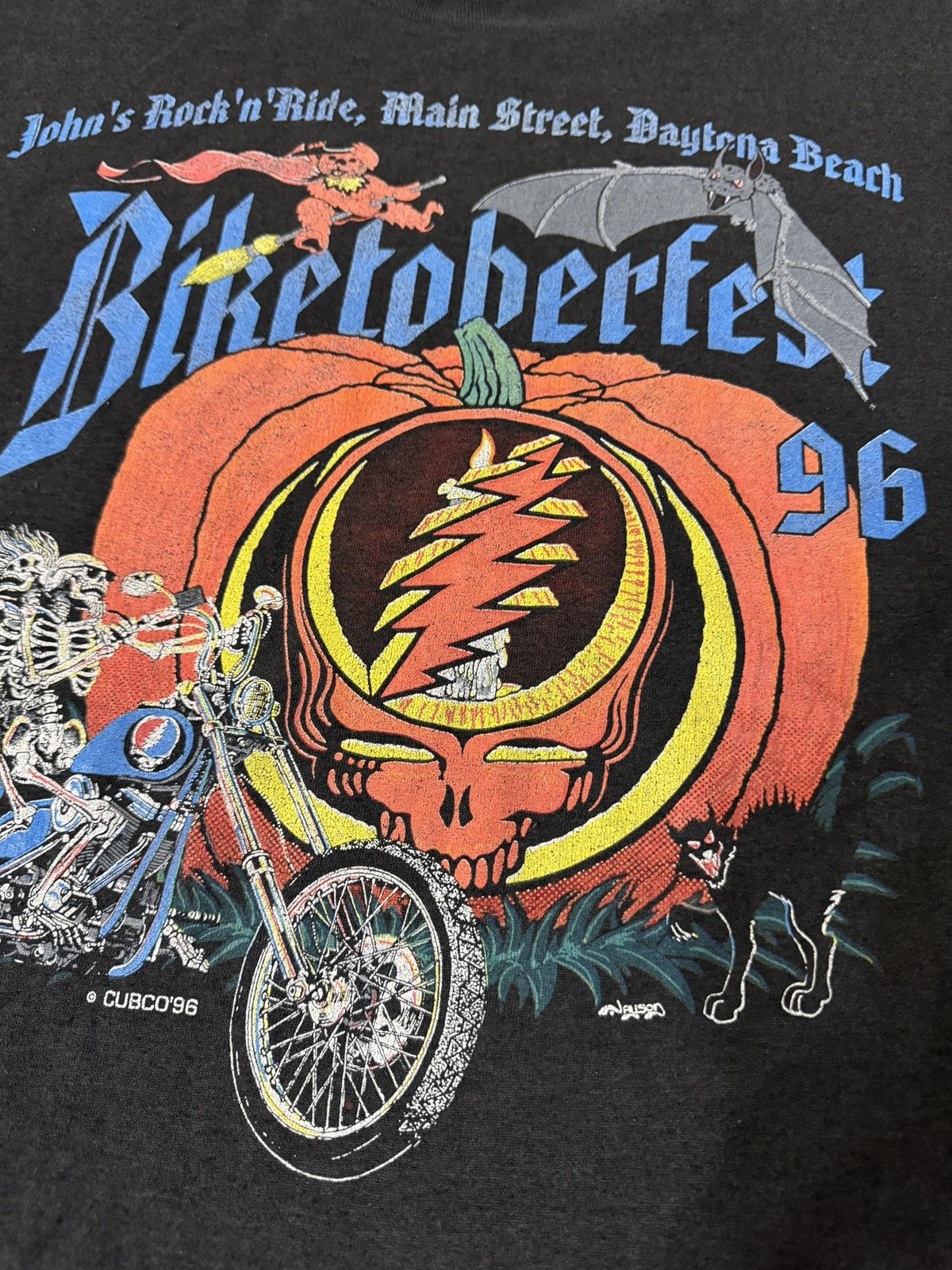 Grateful Dead Vintage 90’S Grateful Dead Biketoberfest Tshirt Size US L / EU 52-54 / 3 - 2 Thumbnail