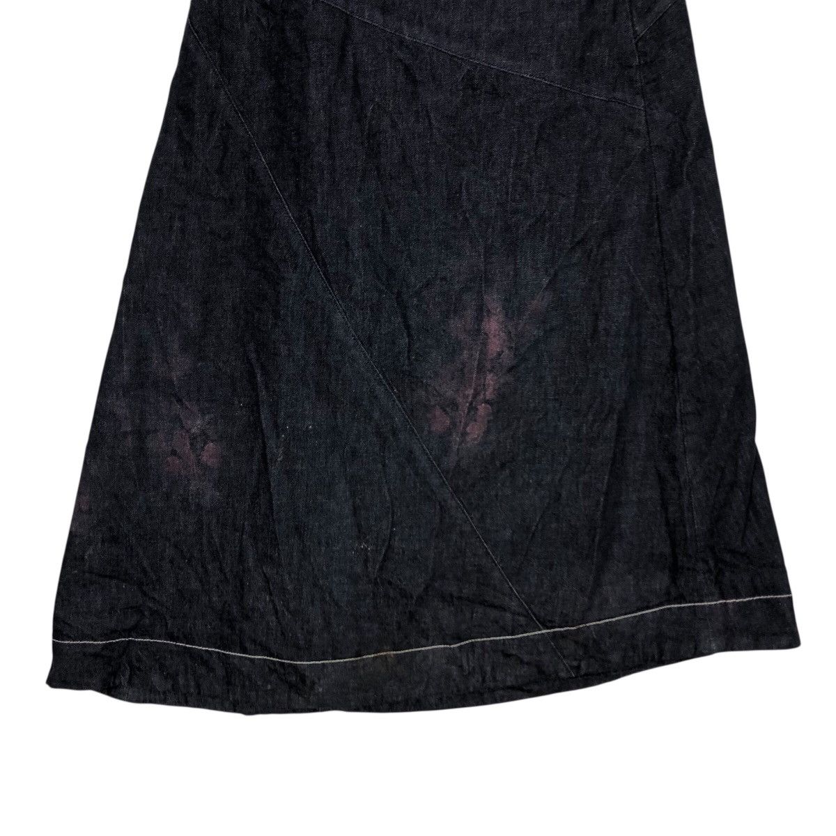 Japanese Brand 📌Acid Wash Design Punk Style Urvin Skirt Made in Japan Size 26" / US 2 / IT 38 - 12 Thumbnail