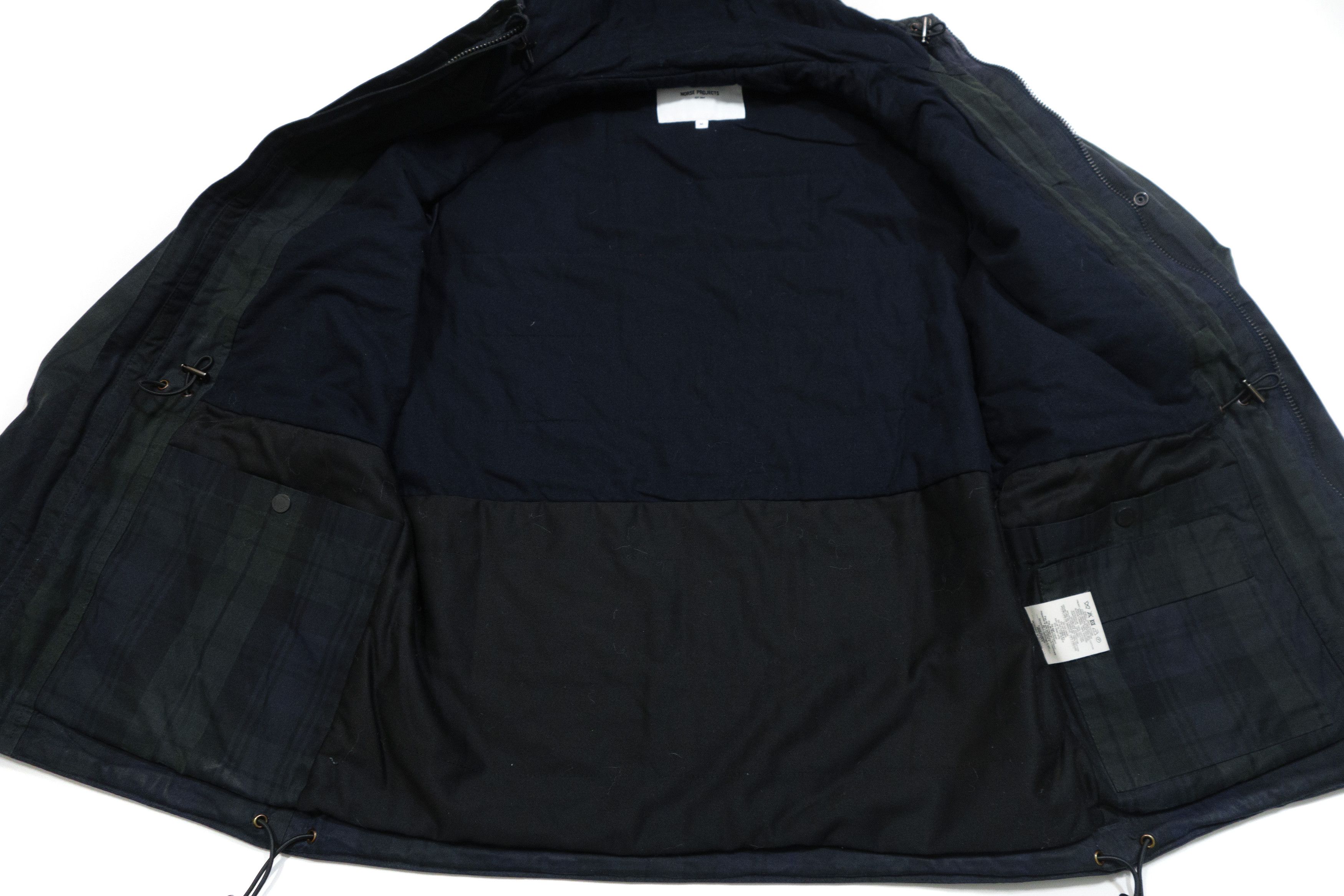 Norse Projects Nunk Waxed Plaid Cotton Jacket Size US M / EU 48-50 / 2 - 8 Thumbnail