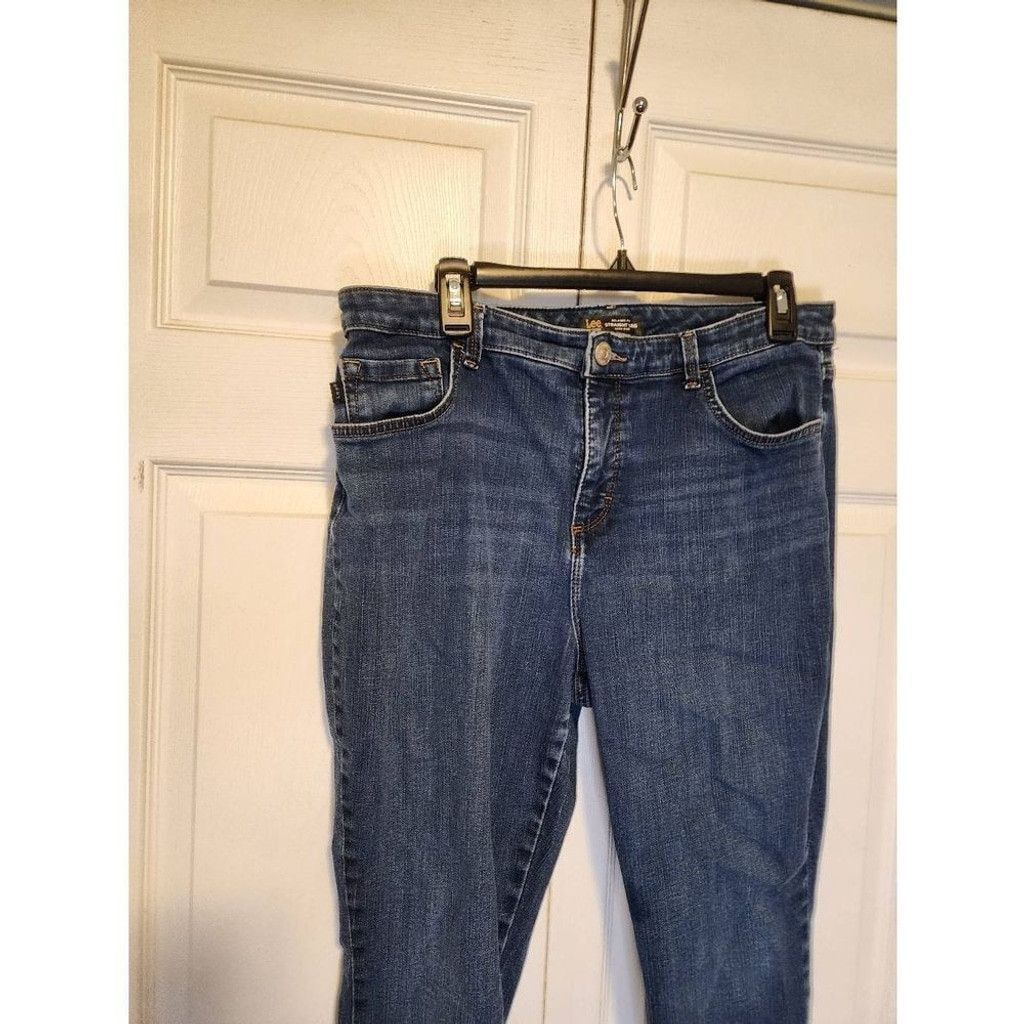 Lee LEE Dark Denim Jeans Size 38" / US 16 / IT 52 - 2 Thumbnail