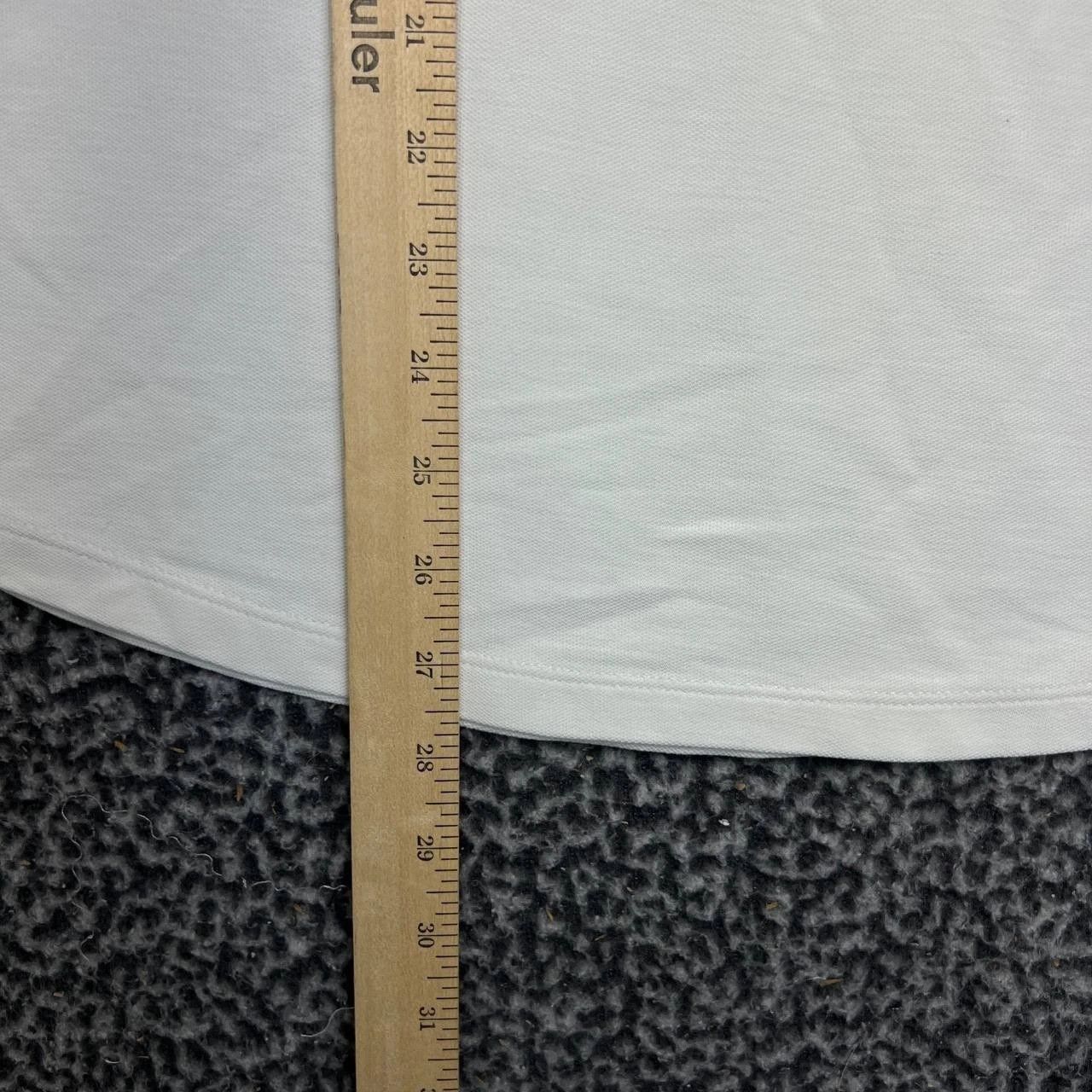 Cuts Cuts Curve Hem Polo Shirt Men White Collared Pima Cotton M Size US M / EU 48-50 / 2 - 6 Thumbnail