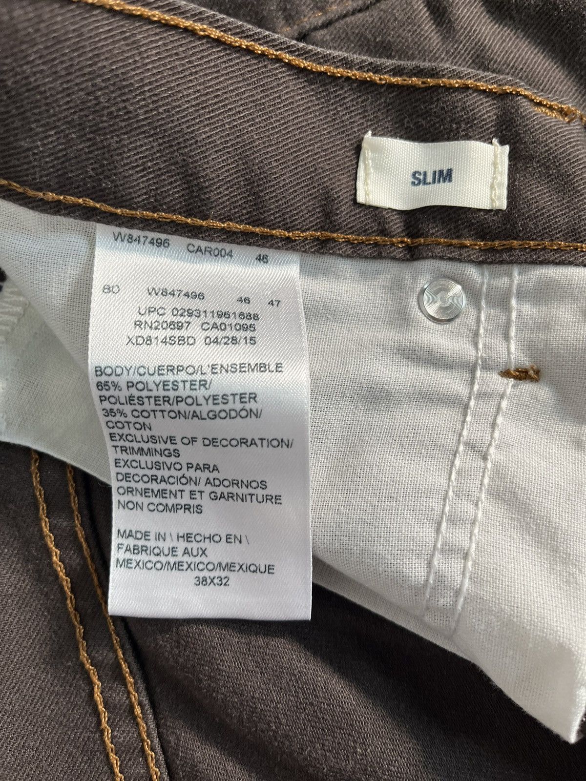 Dickies Y2K Skater Brown Baggy Dickies Pants Size US 32 / EU 48 - 4 Thumbnail