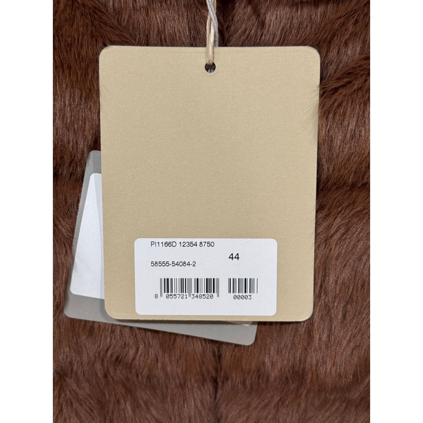 Herno Herno Faux Fur Padded Short Jacket Brown Size 44 NWT Size L / US 10 / IT 46 - 3 Thumbnail