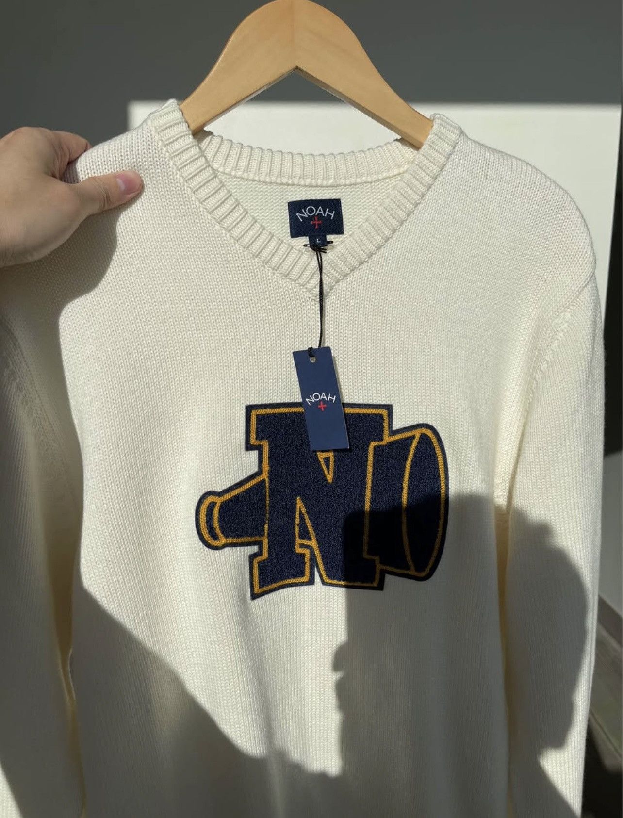 Noah Noah varsity rally sweater knitwear Size US L / EU 52-54 / 3 - 3 Thumbnail