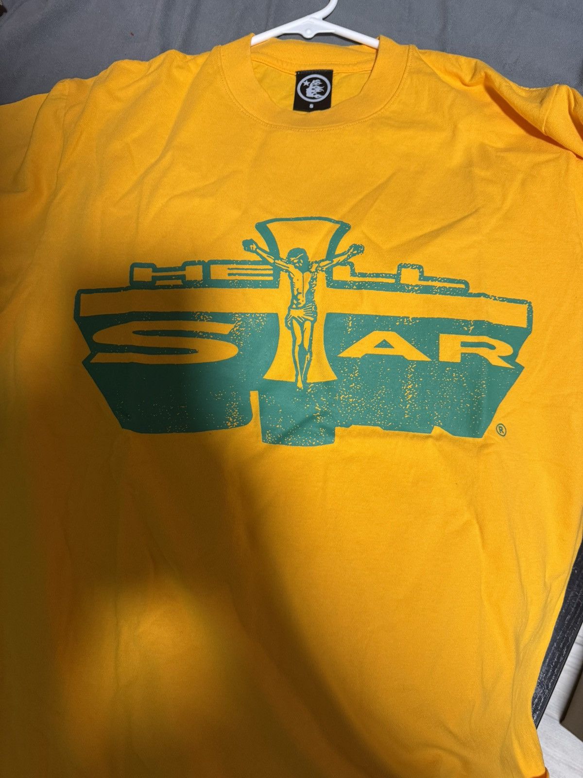 HELLSTAR Hellstar Jesus “Path To Paradise” T Shirt Yellow Size US S / EU 44-46 / 1 - 1 Thumbnail