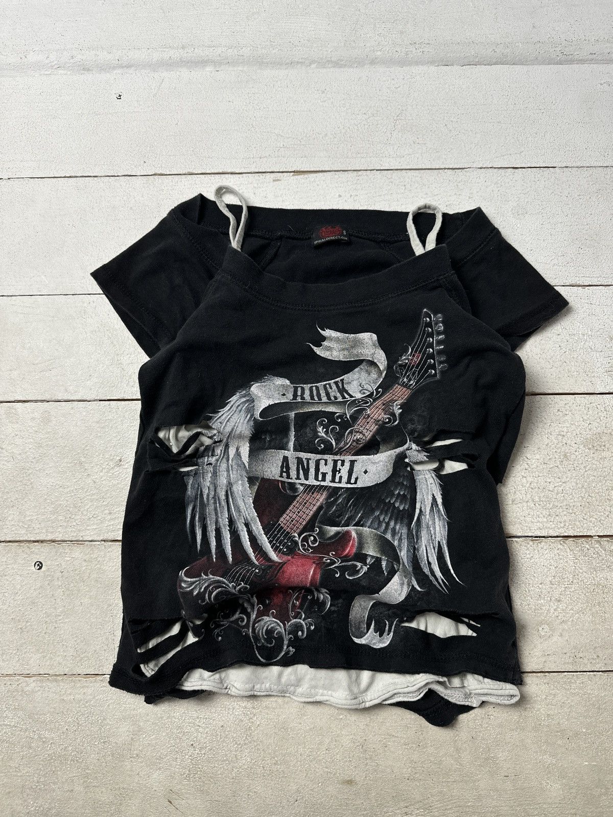 Other SPIRAL🚨 Y2K RARE AVANTGARDE OPIUM TEE BLACK WHITE Size S / US 4 / IT 40 - 1 Thumbnail