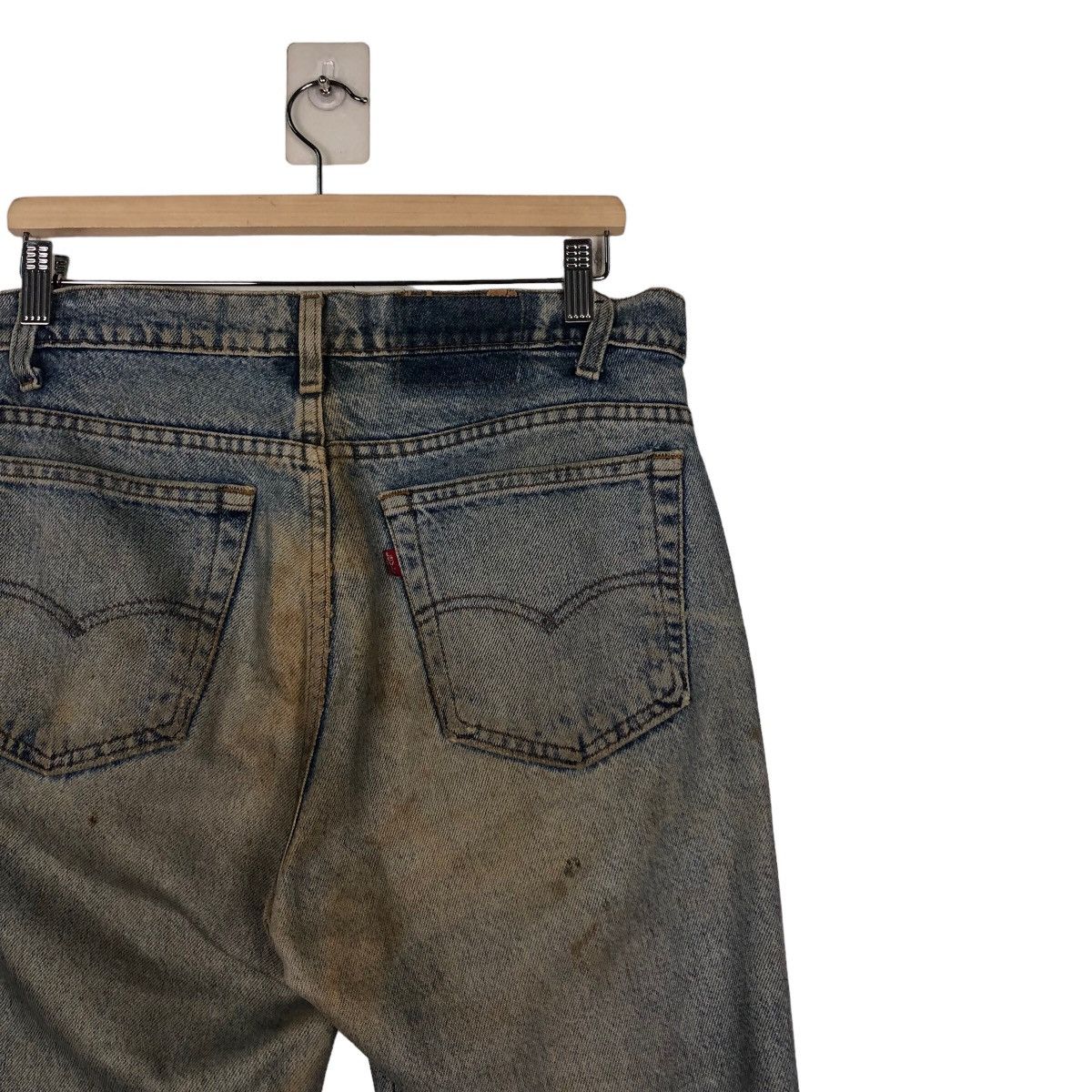 Levi's 🔥VINTAGE DISTRESSED DENIM JEANS LEVI’S MADE IN USA Size US 34 / EU 50 - 13 Thumbnail
