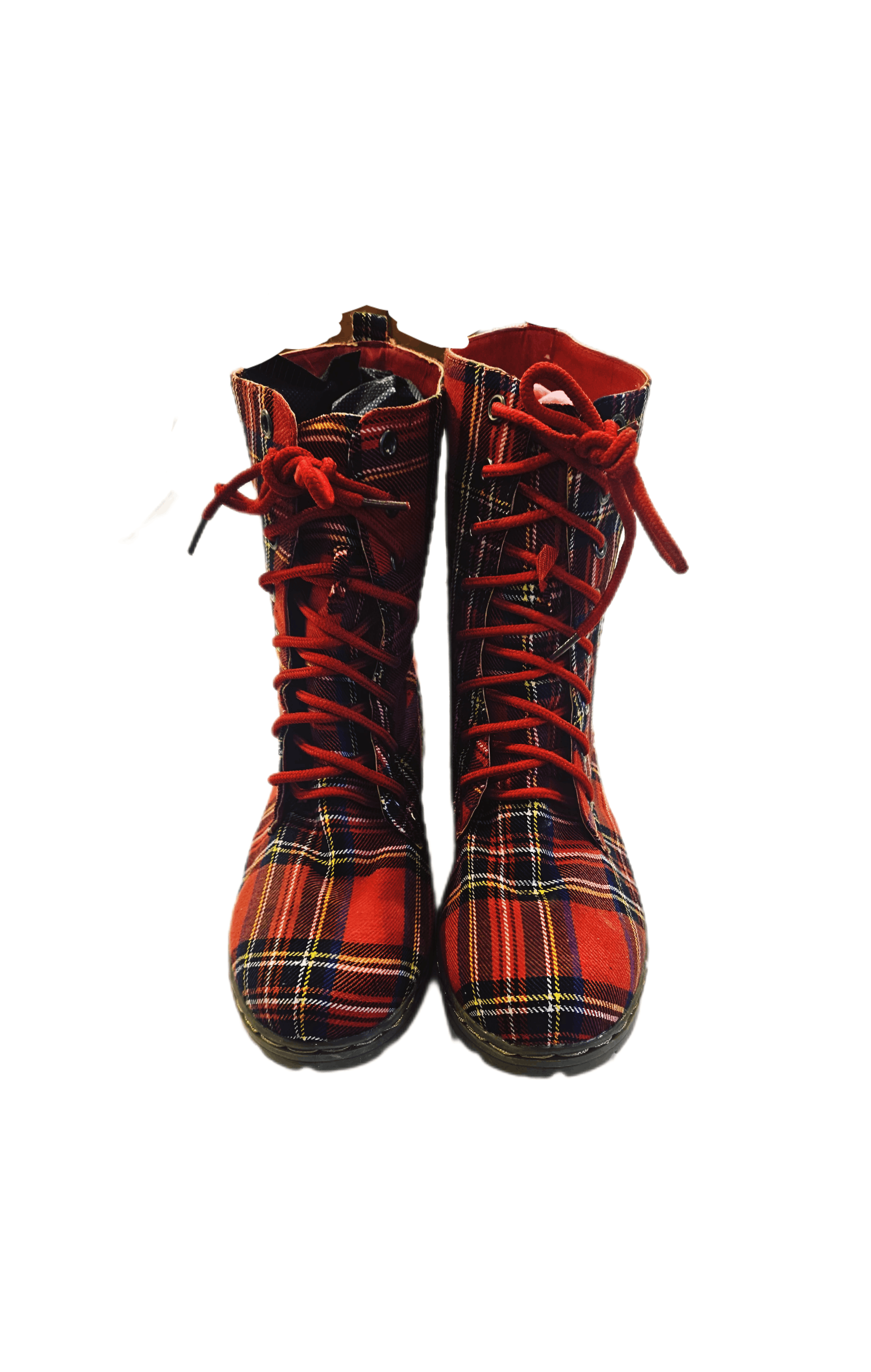Other Carini Tartan Plaid Punk Boots Women’s US 8 New with Tags Size US 8 / IT 38 - 4 Thumbnail