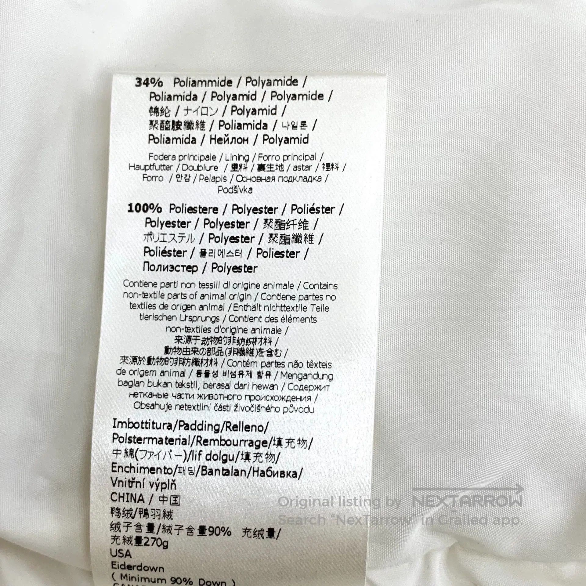 Fendi white logo print hooded long sleeve coat. Size US M / EU 48-50 / 2 - 8 Thumbnail