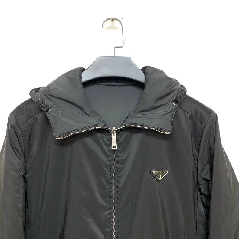 Prada Prada Black Reversible Cotton Jacket-2506 Size US L / EU 52-54 / 3 - 7 Thumbnail