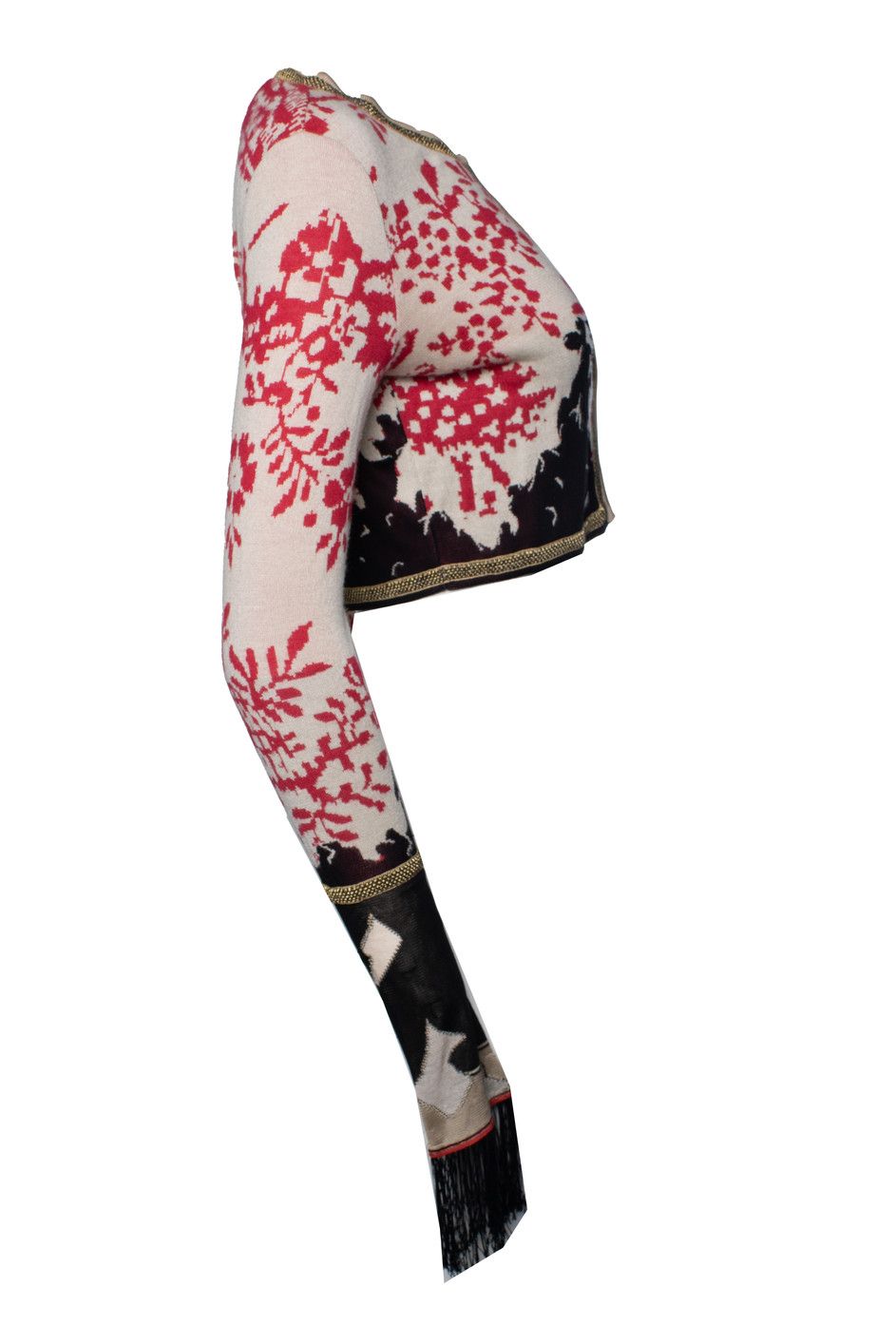 Chanel Chanel, silk and cashmere floral printed cardigan Size S / US 4 / IT 40 - 4 Thumbnail