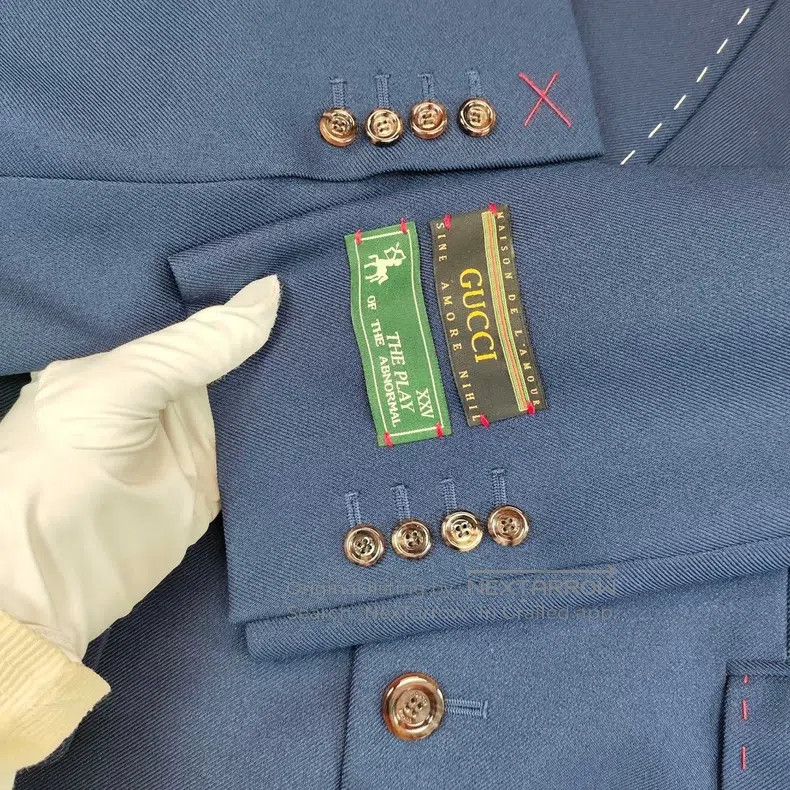 Gucci Gucci Blue suit jacket Size 48R - 5 Thumbnail