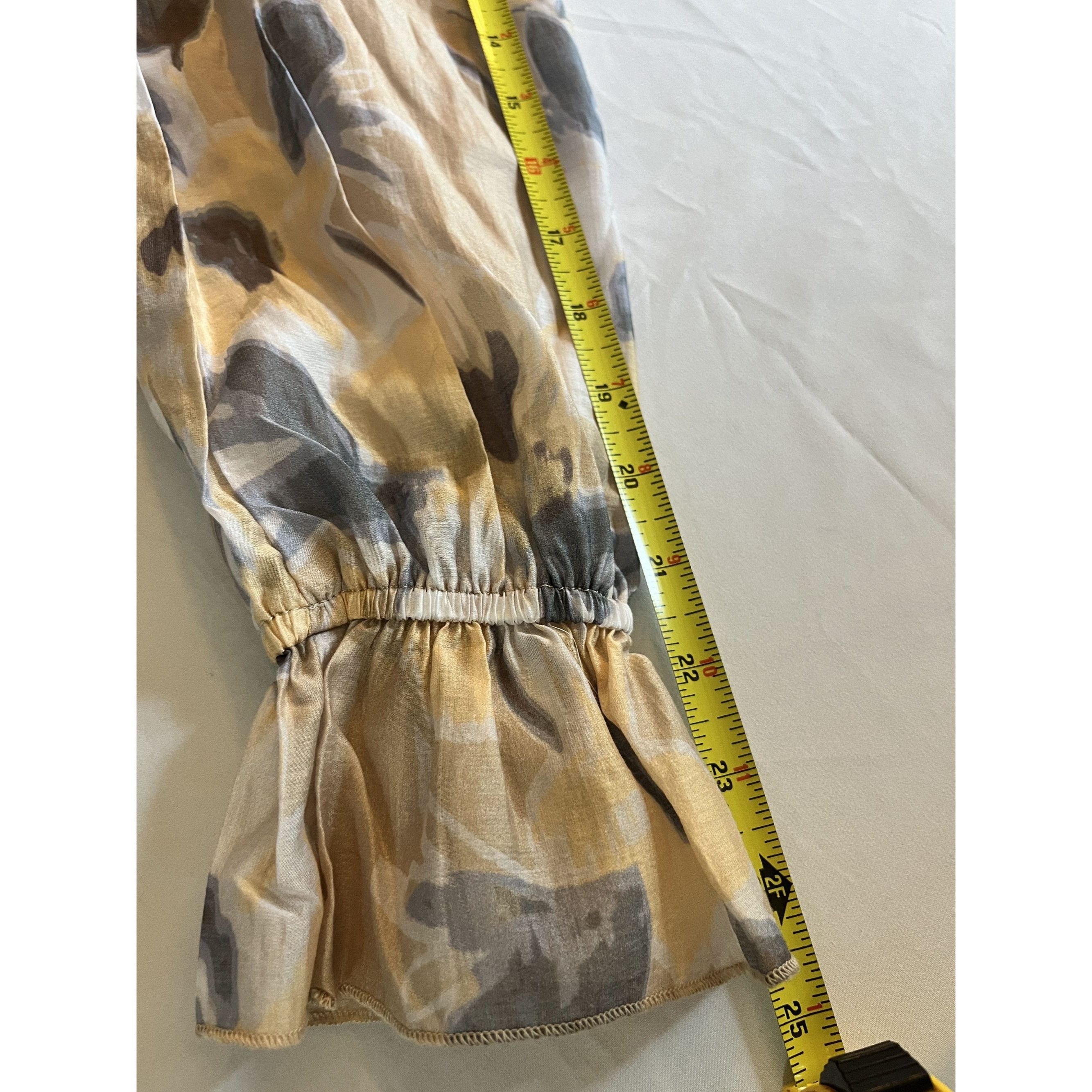 Other Martha Stewart Abstract Floral Sheer Blouse Top Womens Size Size S / US 4 / IT 40 - 14 Thumbnail