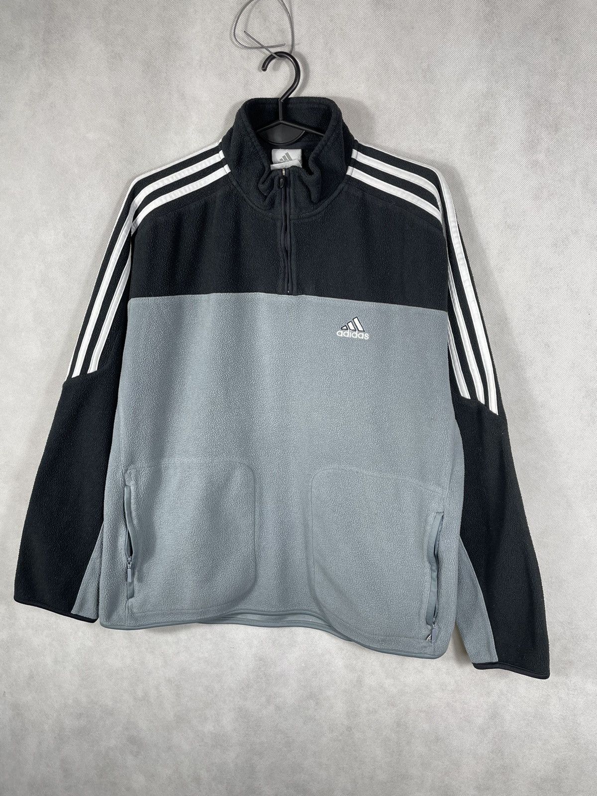Other Vintage Adidas Fleece Half 1/3 Zip Sweater Y2K 90s USA Size US S / EU 44-46 / 1 - 2 Thumbnail