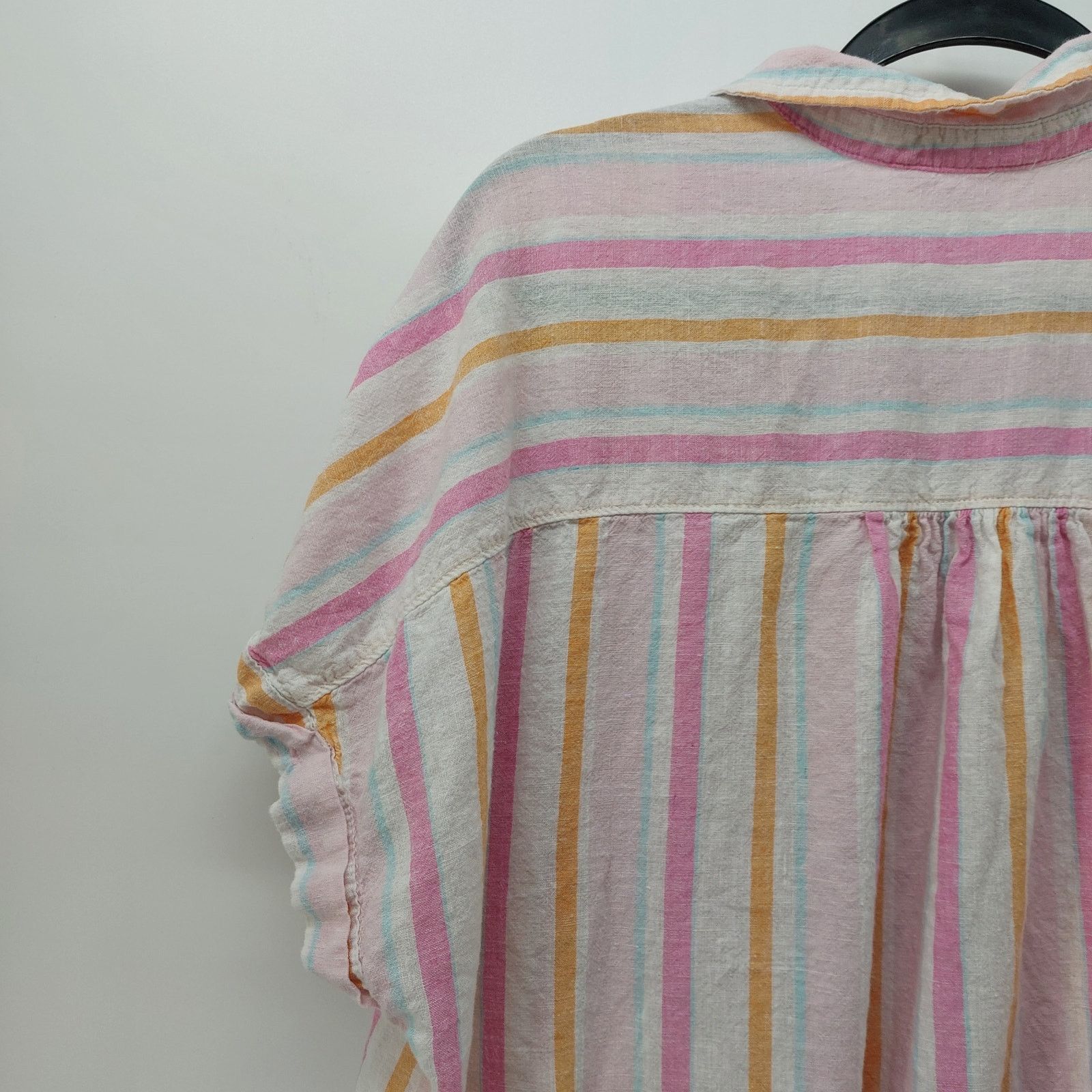 Other Time and Tru Pink Womens Plus Size Striped Button Up XXXL 22 Size 3XL / US 20-22 - 9 Thumbnail
