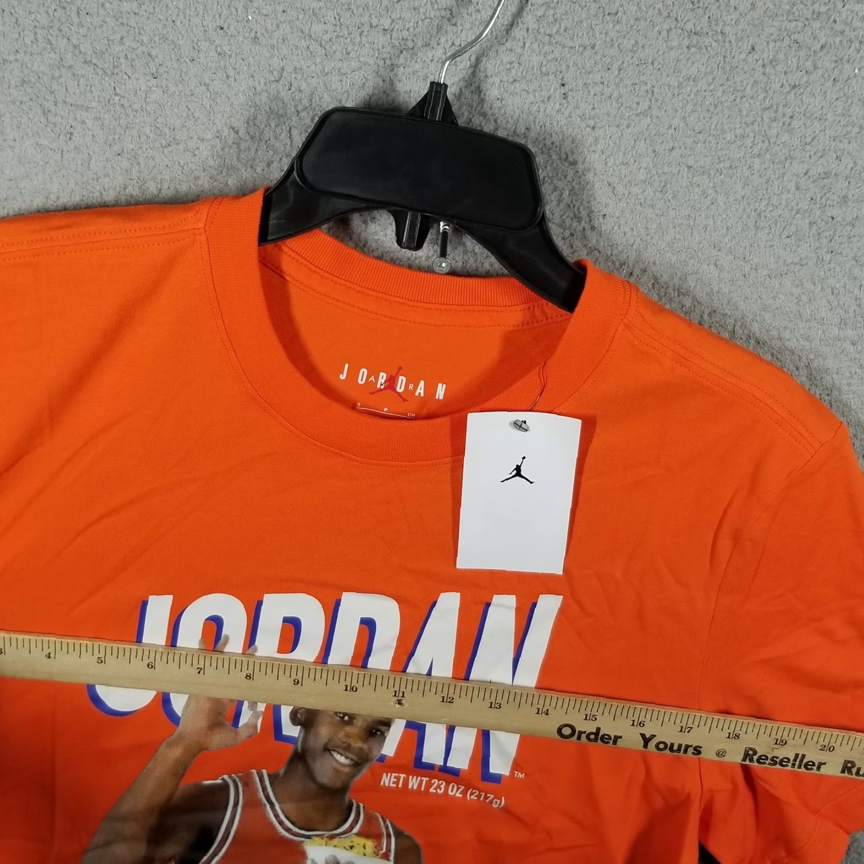 Nike VINTAGE Nike Air Jordan MVP Wheaties Graphic T-Shirt Small Orange 80s 90s Mens Size US S / EU 44-46 / 1 - 6 Thumbnail