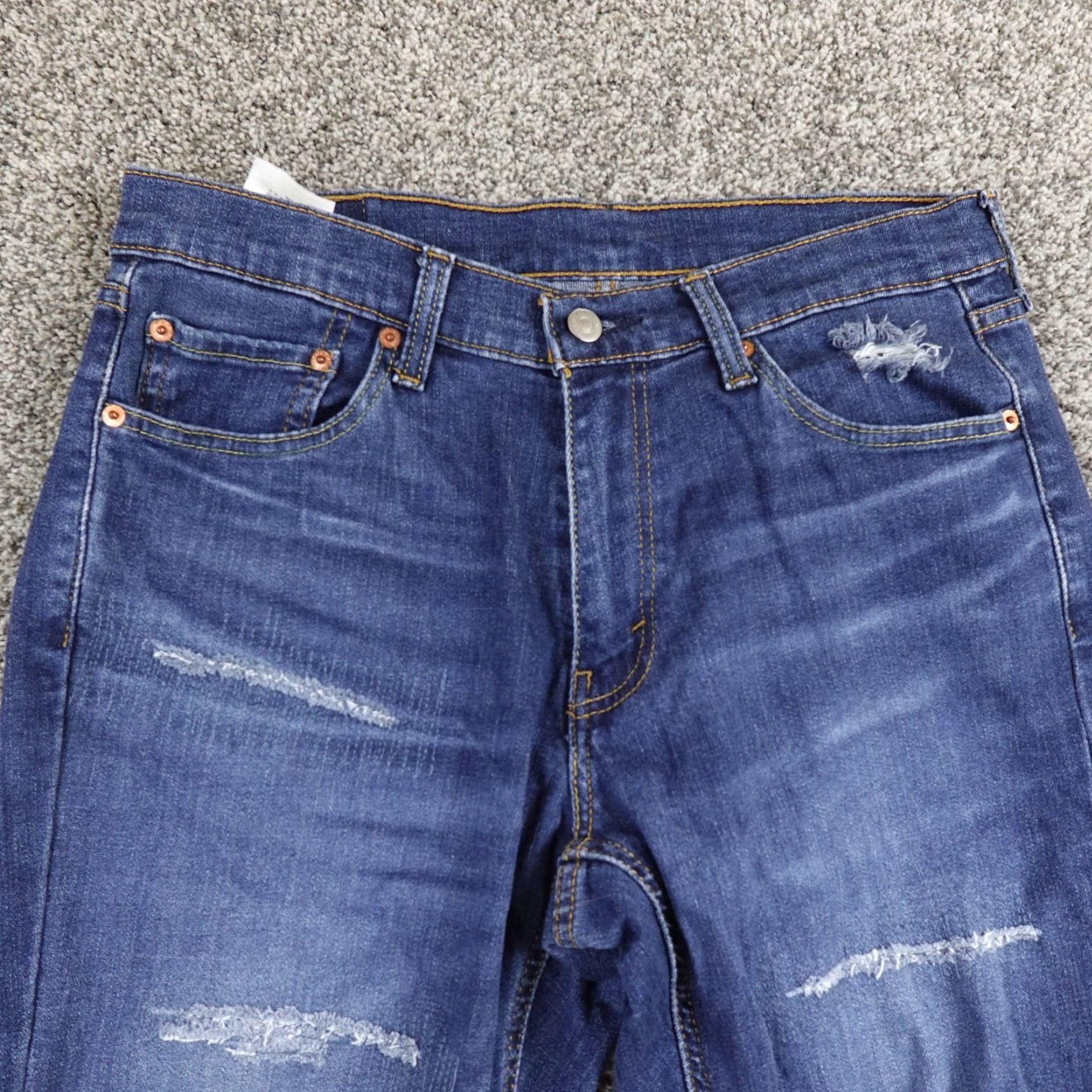 Levi's Levi's Jeans 32X32 Dark Blue Denim 541 Athletic Taper Flex Stretch Dad Jeans Mens Regular 32 Blue Clothing Size US 32 / EU 48 - 3 Thumbnail