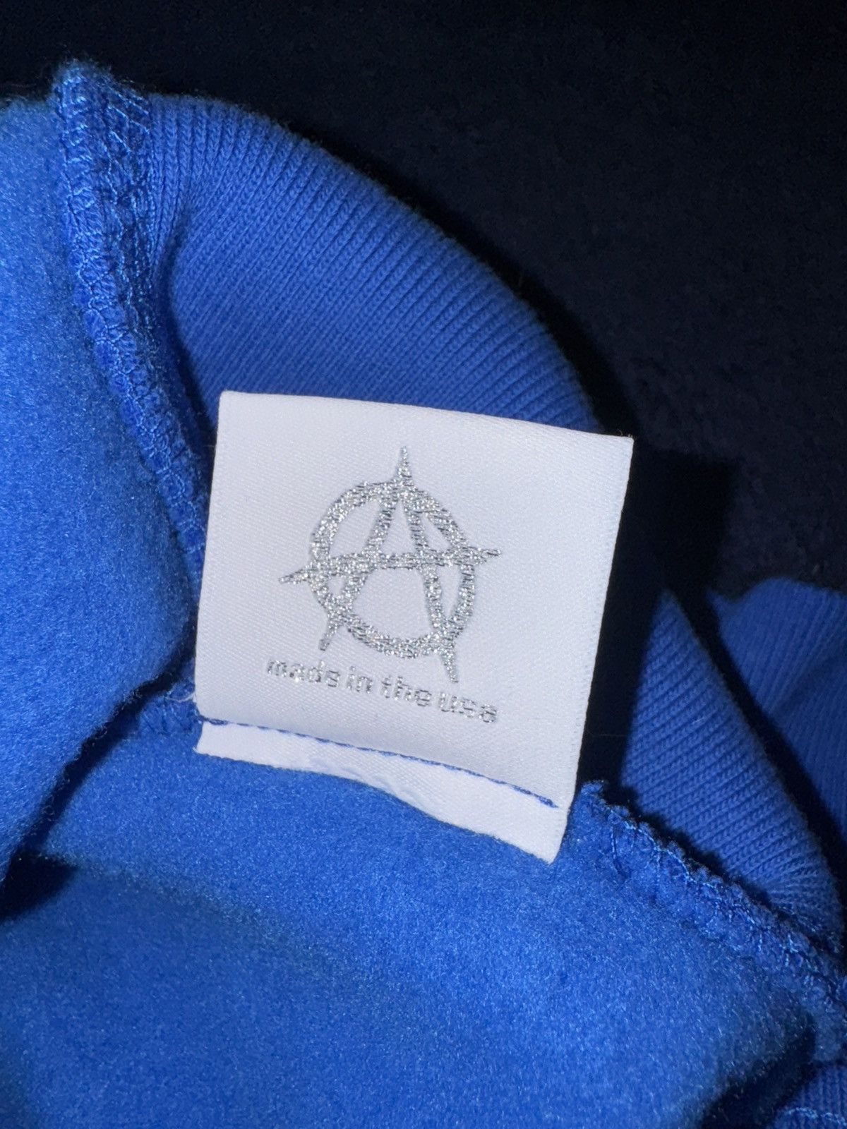 Revenge BLUE REVENGE RHINESTONE HOODIE Size US M / EU 48-50 / 2 - 3 Thumbnail