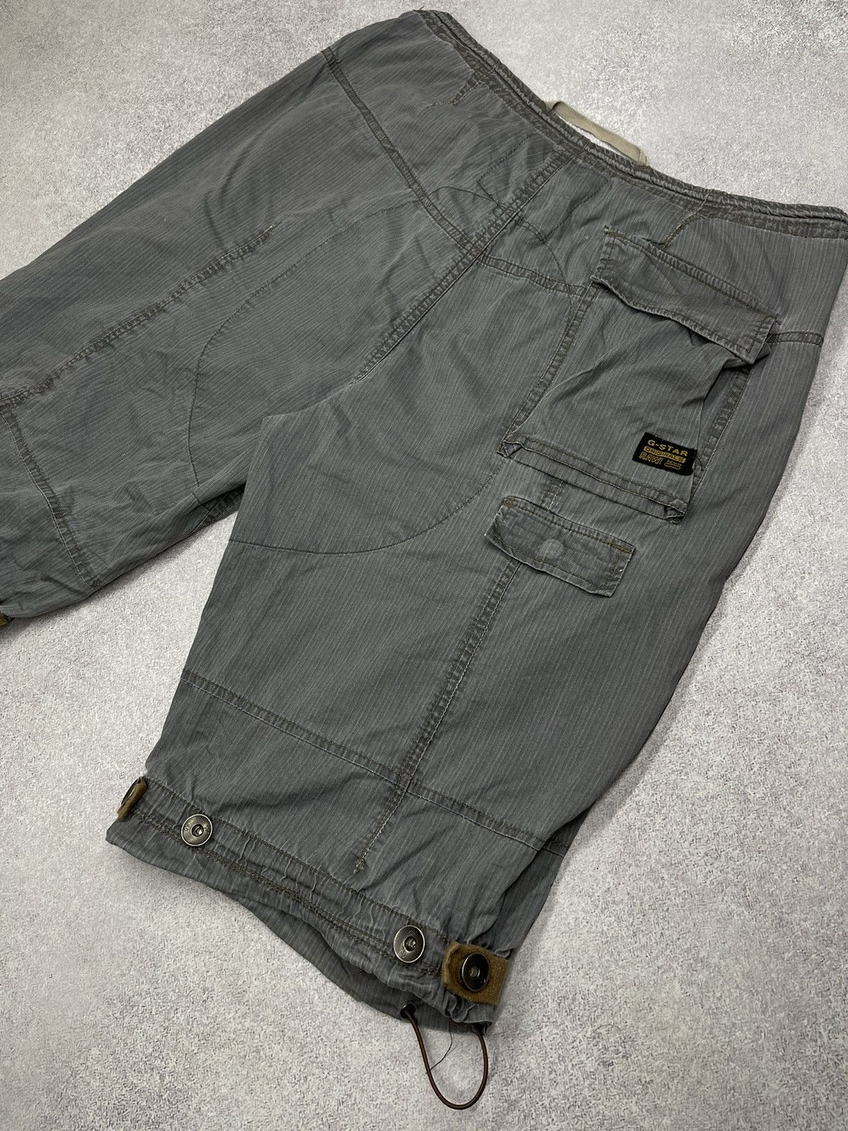 G-Star Vintage G-Star Raw New Desert Shorts Grey Y2K Size US 32 / EU 48 - 3 Thumbnail