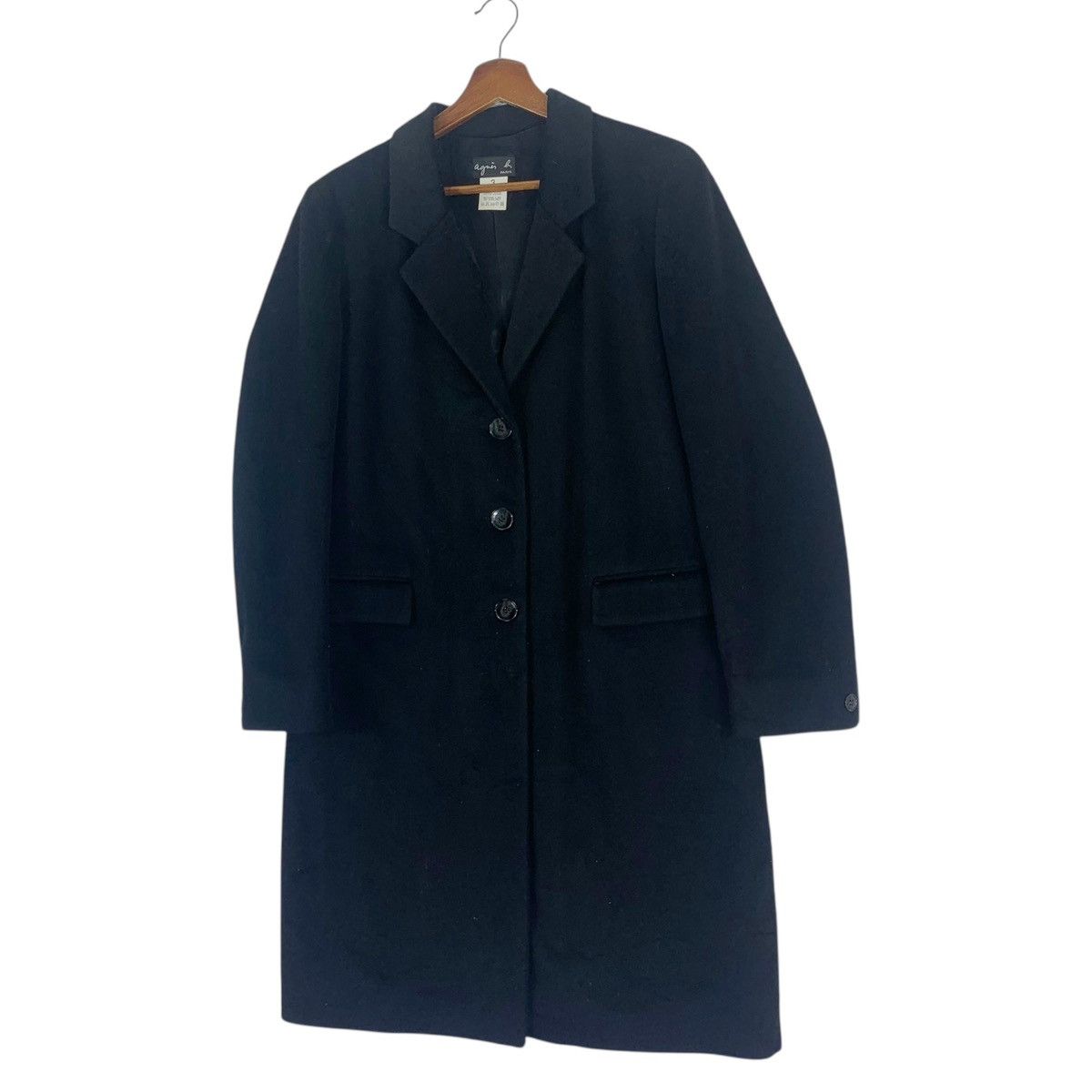 agnes b. Vintage Agnes B Long Wool Heavy Coat Size US S / EU 44-46 / 1 - 3 Thumbnail