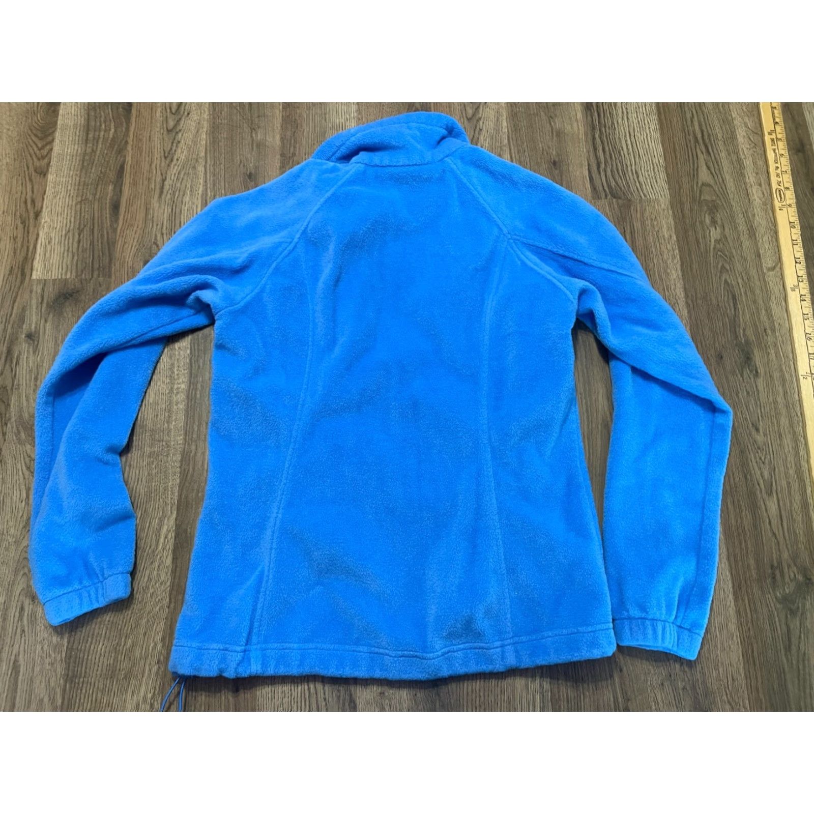 Vintage Columbia Sweater Women’s Size S Blue Full Zip Fleece Pockets Size S / US 4 / IT 40 - 2 Thumbnail
