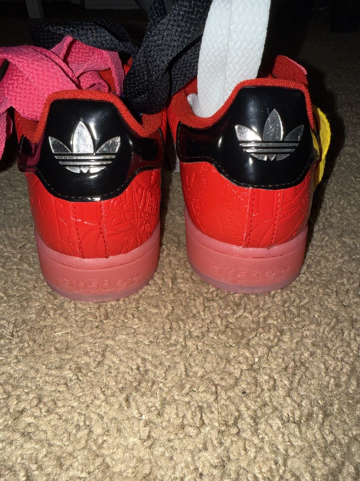 Adidas Adidas Superstar SP5DER Sneakers Red Size US 7.5 / EU 40-41 - 4 Thumbnail