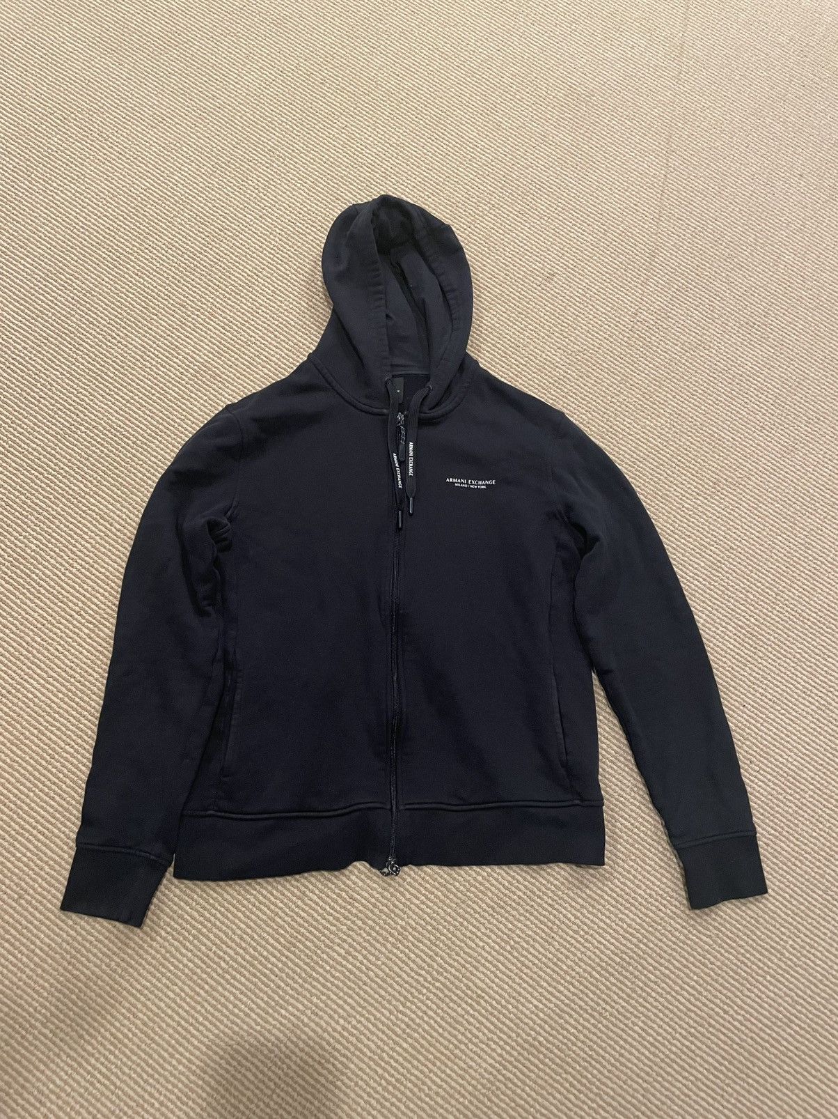 Armani Exchange Dark Blue Armani Exchange zip up hoodie Size US S / EU 44-46 / 1 - 1 Thumbnail