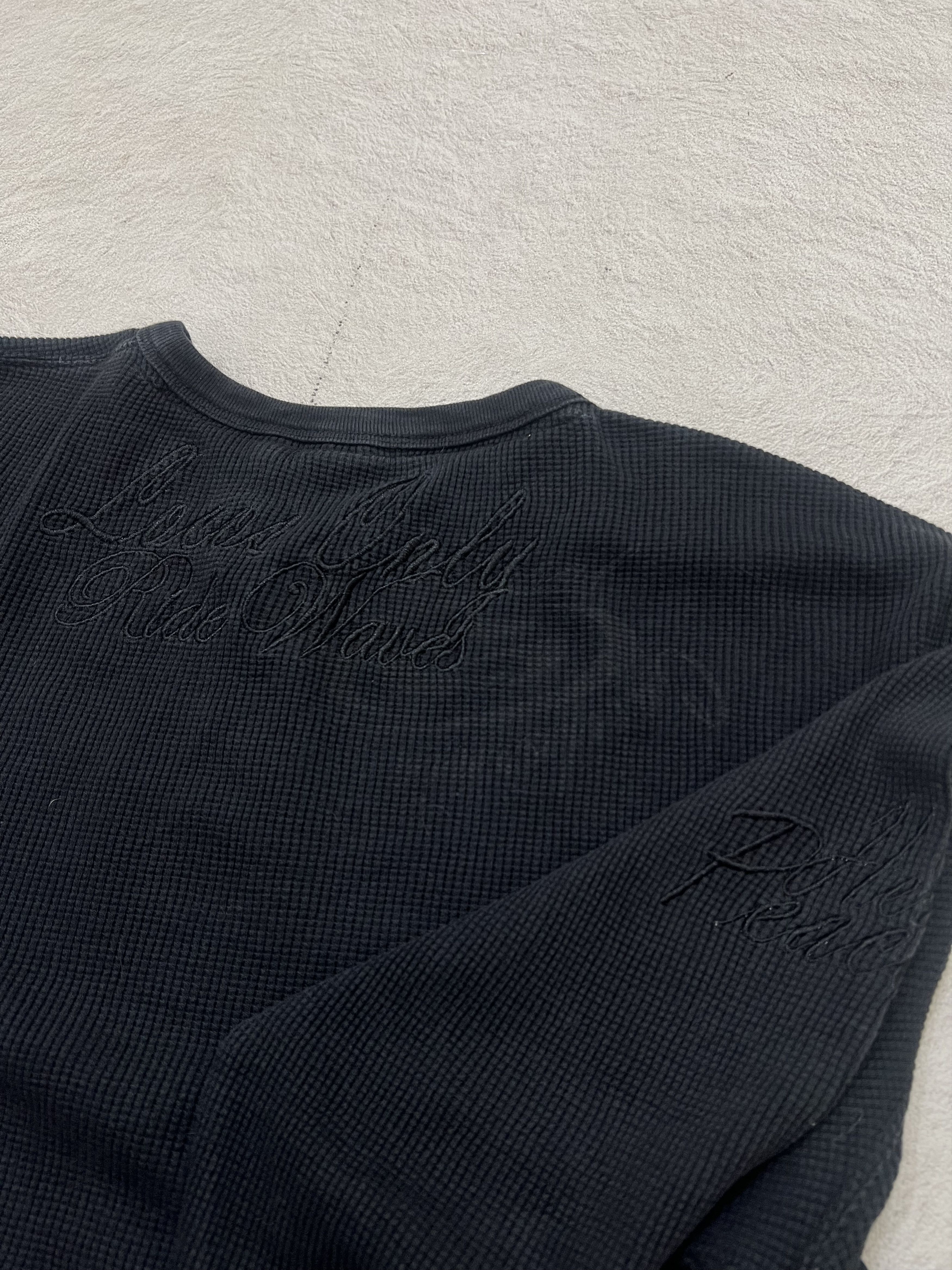 Japanese Brand 2000s Gotcha Poem Vkei Longsleeve Thermal y2k Lgb Ifsix Size US L / EU 52-54 / 3 - 6 Thumbnail