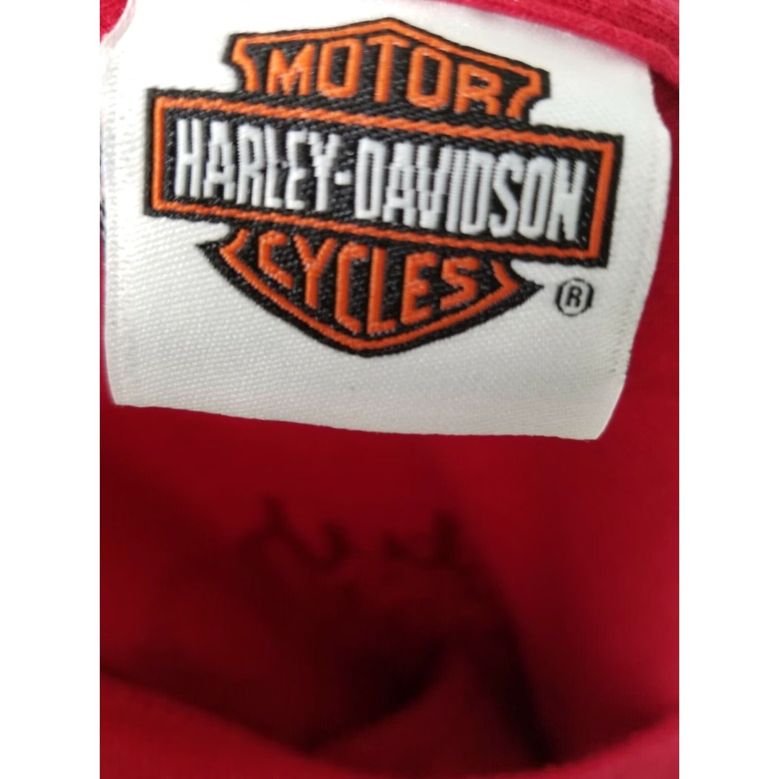 Harley Davidson Harley-Davidson Mens T-Shirt 2XL Red Graphic Motorcycle Sturgis 2013 Urban Streetwear Skull USA Horror Gothic Biker Short Sleeve Crew Neck Mens Size US XXL / EU 58 / 5 - 3 Thumbnail