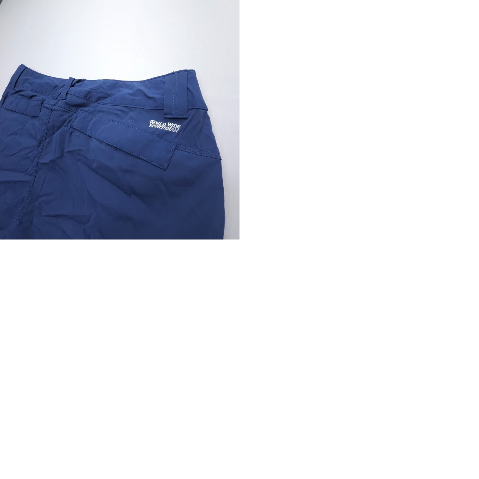 Vintage World Wide Sportsman Convertible Tech Pants Women's 16 Blue Nylon Spandex Fishing Pants Regular Inseam 32" Zip Off Roll Up Size 24" / US 00 / IT 34 - 9 Thumbnail