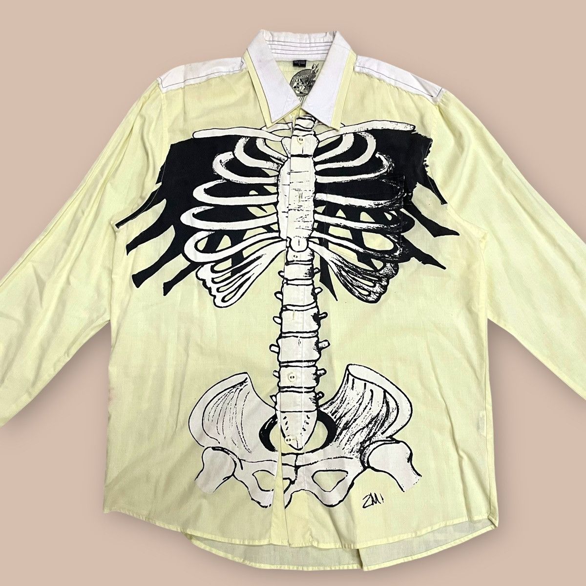 Volcom Volcom Featured Artist Series Zac Marben Skeleton L/S Shirt Size US L / EU 52-54 / 3 - 3 Thumbnail