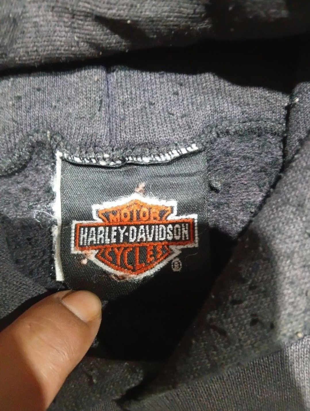 Harley Davidson Vintage Harley Davidson Pullover Hoodie Tag Hanes Size US XL / EU 56 / 4 - 5 Thumbnail