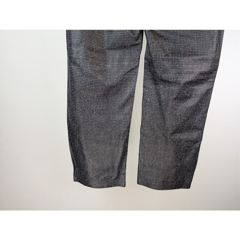 Bottega Veneta o1rshd1 Paddington Printed Leather Trousers Pant Black/ Grey Size US 34 / EU 50 - 13 Thumbnail