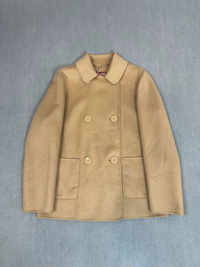 Max Mara Max Mara Camel Cashmere Jacket Size S / US 4 / IT 40 - 1 Thumbnail