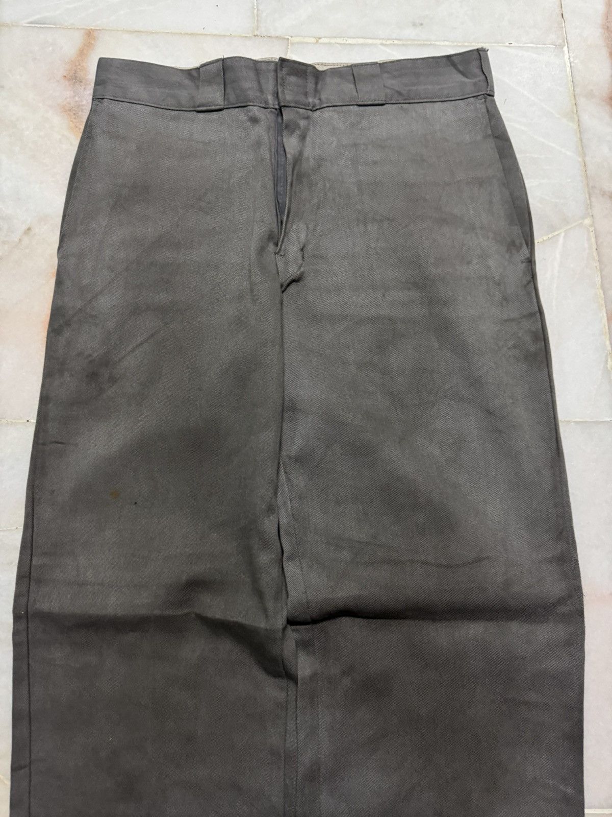 Dickies NICE THRASHED 874 ORIGINAL FIT DICKIES Y2K GREY PANTS Size US 30 / EU 46 - 4 Thumbnail