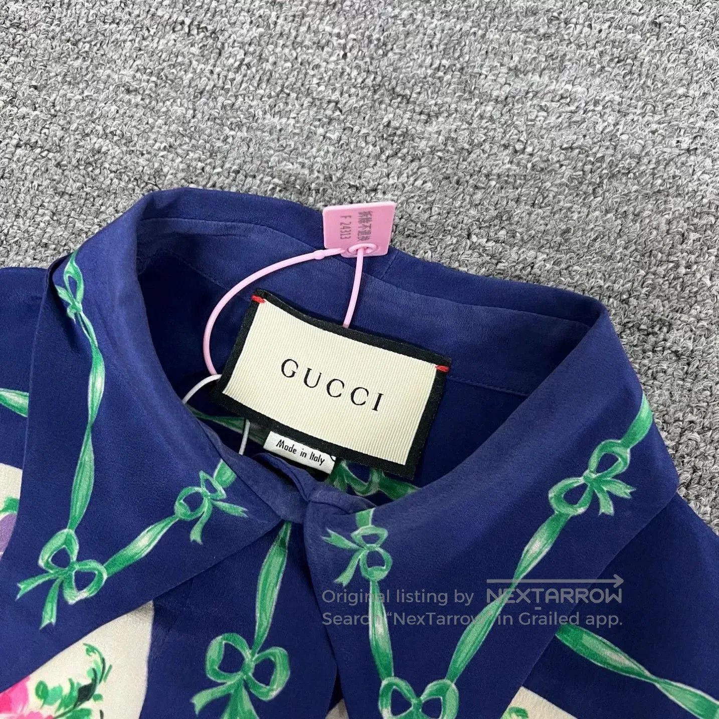 Gucci Gucci Silk Floral Long. Size S / US 4 / IT 40 - 4 Thumbnail