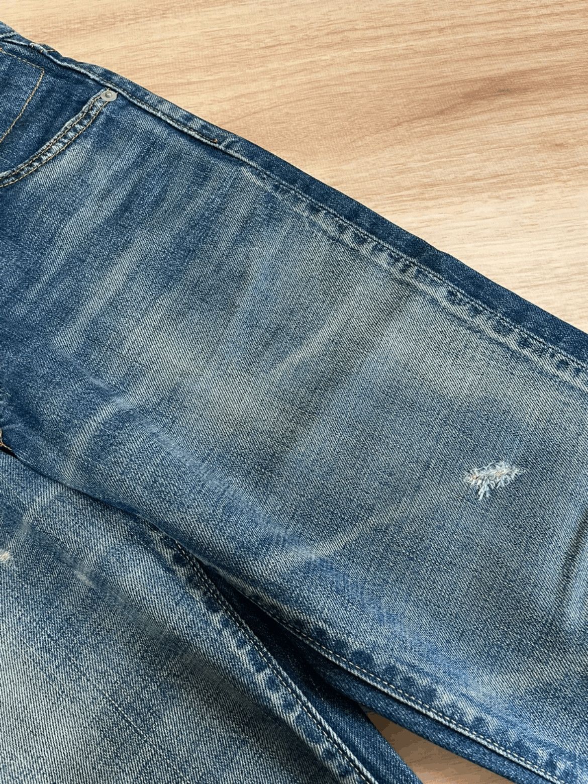 Visvim Visvim 04D5 DAMAGED-5 Snake Skin Patches Denim Size US 32 / EU 48 - 5 Thumbnail