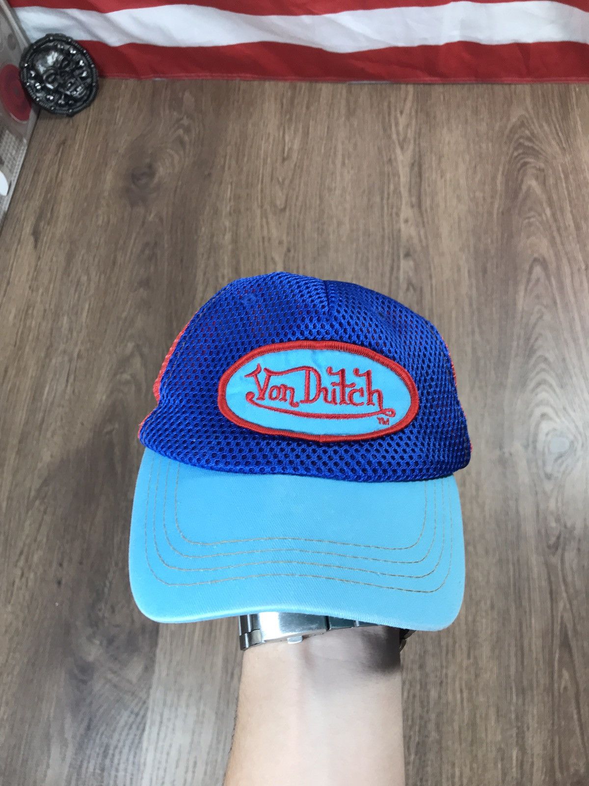 Vintage × Von Dutch Vintage Von Dutch Cap Hat Rare Size 32 - 1 Thumbnail