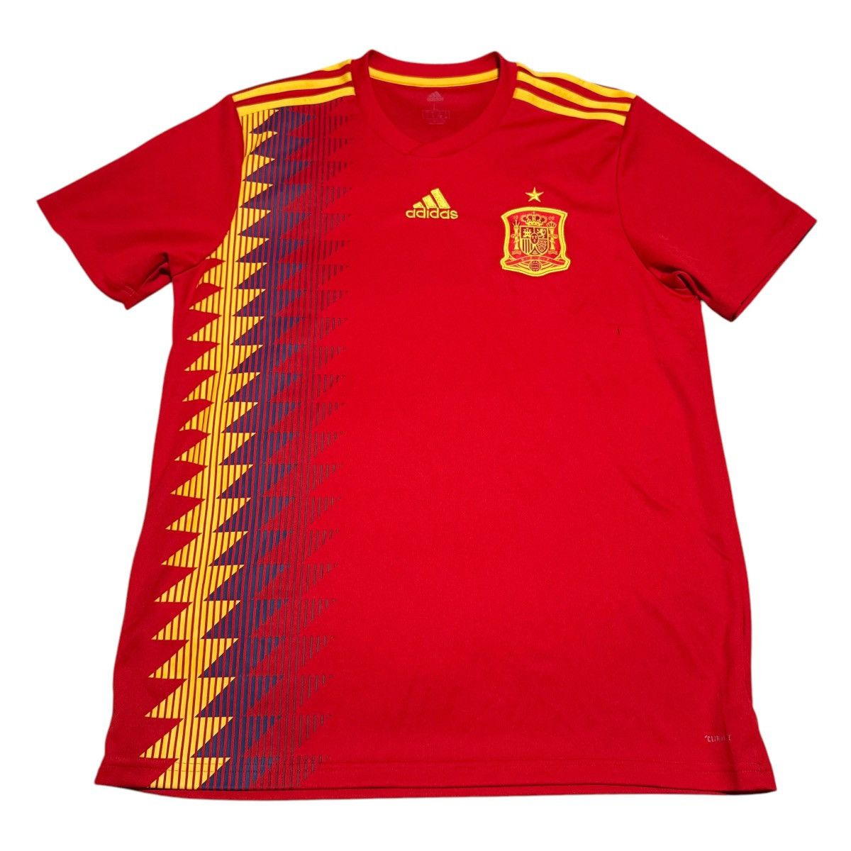 SPAIN 2017 2019 HOME FOOTBALL SOCCER JERSEY LARGE