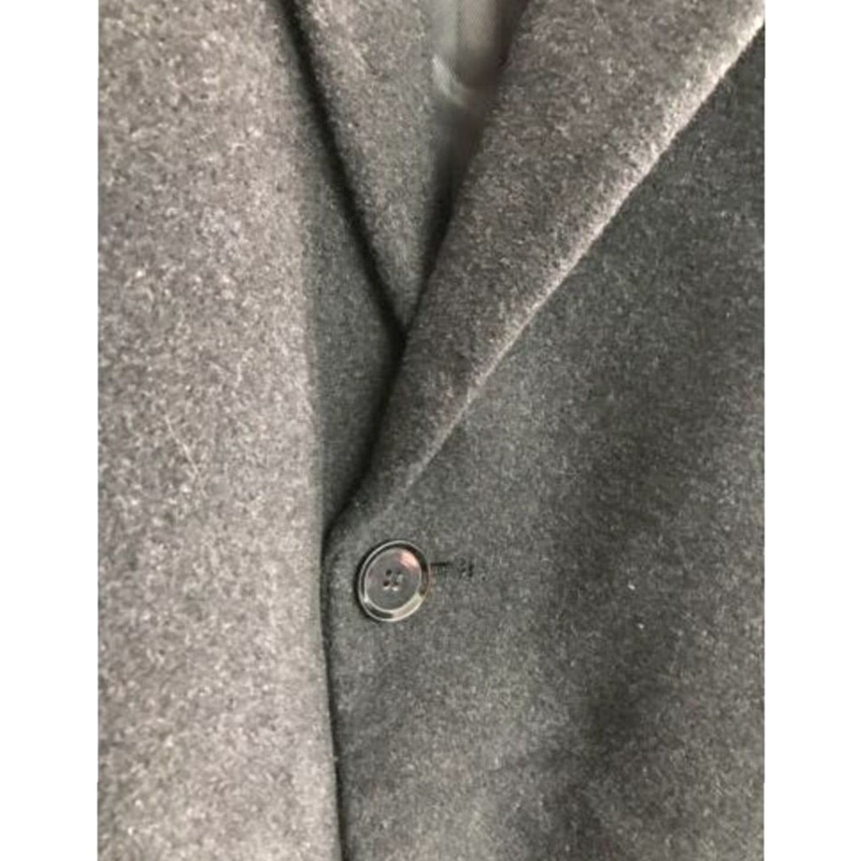 Calvin Klein Calvin Klein Wool Cashmere Overcoat 3 Button Lined 25x42 Pockets Wool Gray 3XL Men Big & Tall Coat Size US XXL / EU 58 / 5 - 3 Thumbnail