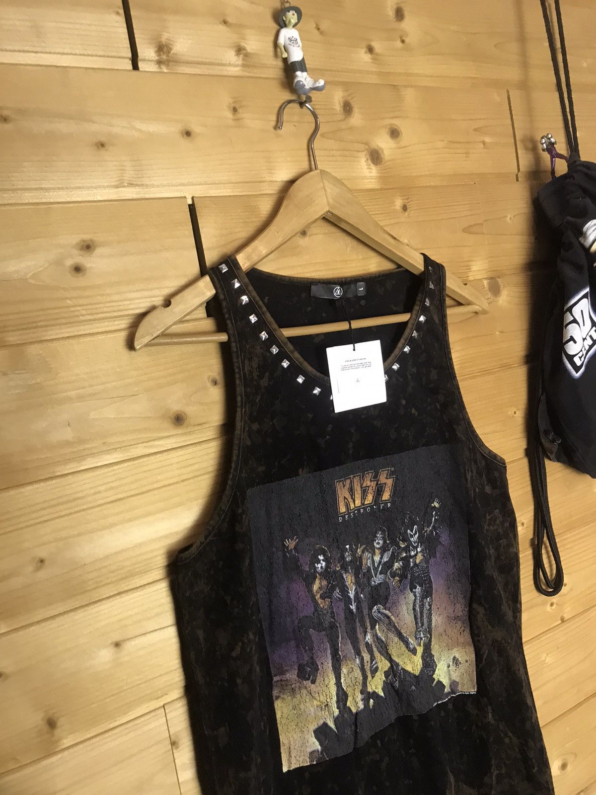 Band Tees Missguided Kiss garment dyed shirt with tag Size L / US 10 / IT 46 - 1 Thumbnail