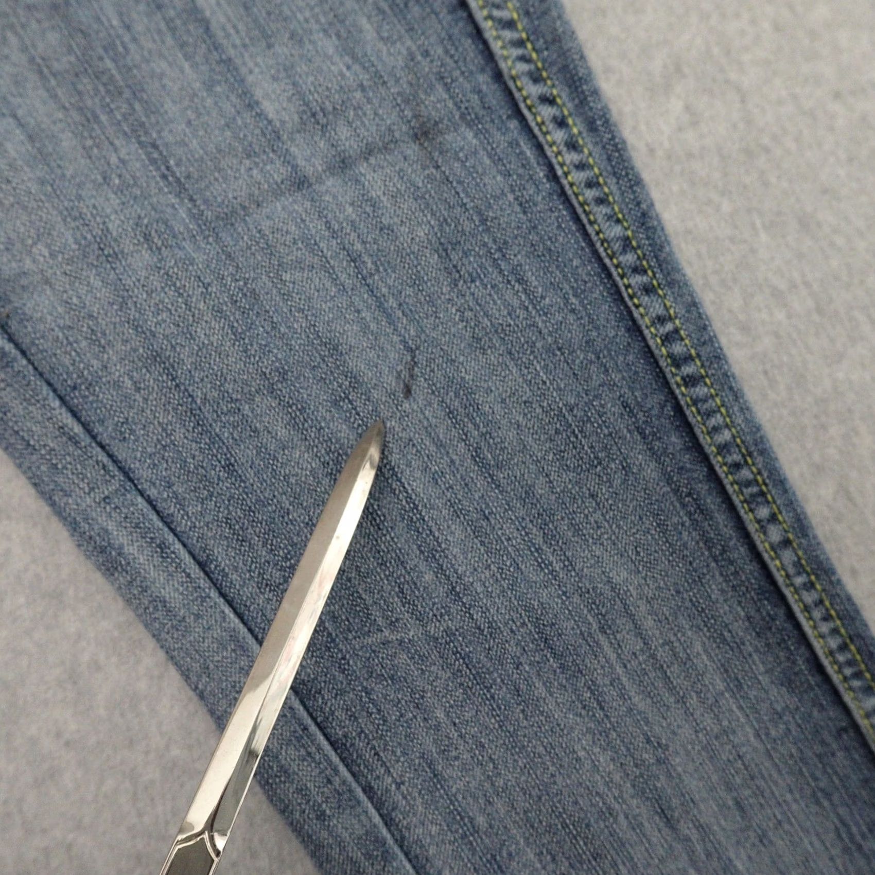 Vintage VINTAGE Frankie B Jeans Womens 26X33 Low-Rise Straight Embroidered Pockets Blue Denim Clothing Womens Jeans Size 26" / US 2 / IT 38 - 6 Thumbnail