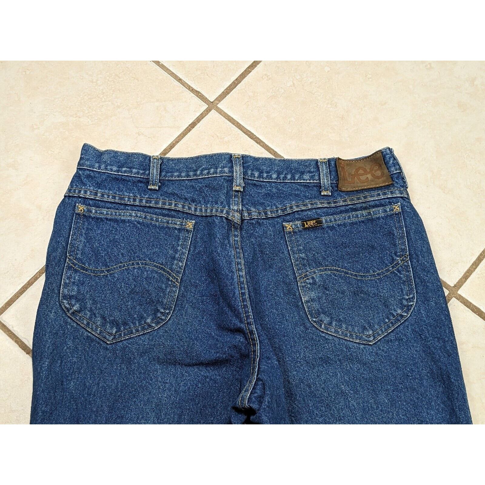 Lee Vtg Lee Riders Jeans Made in USA Blue Straight Leg Size 36 Size US 36 / EU 52 - 11 Thumbnail