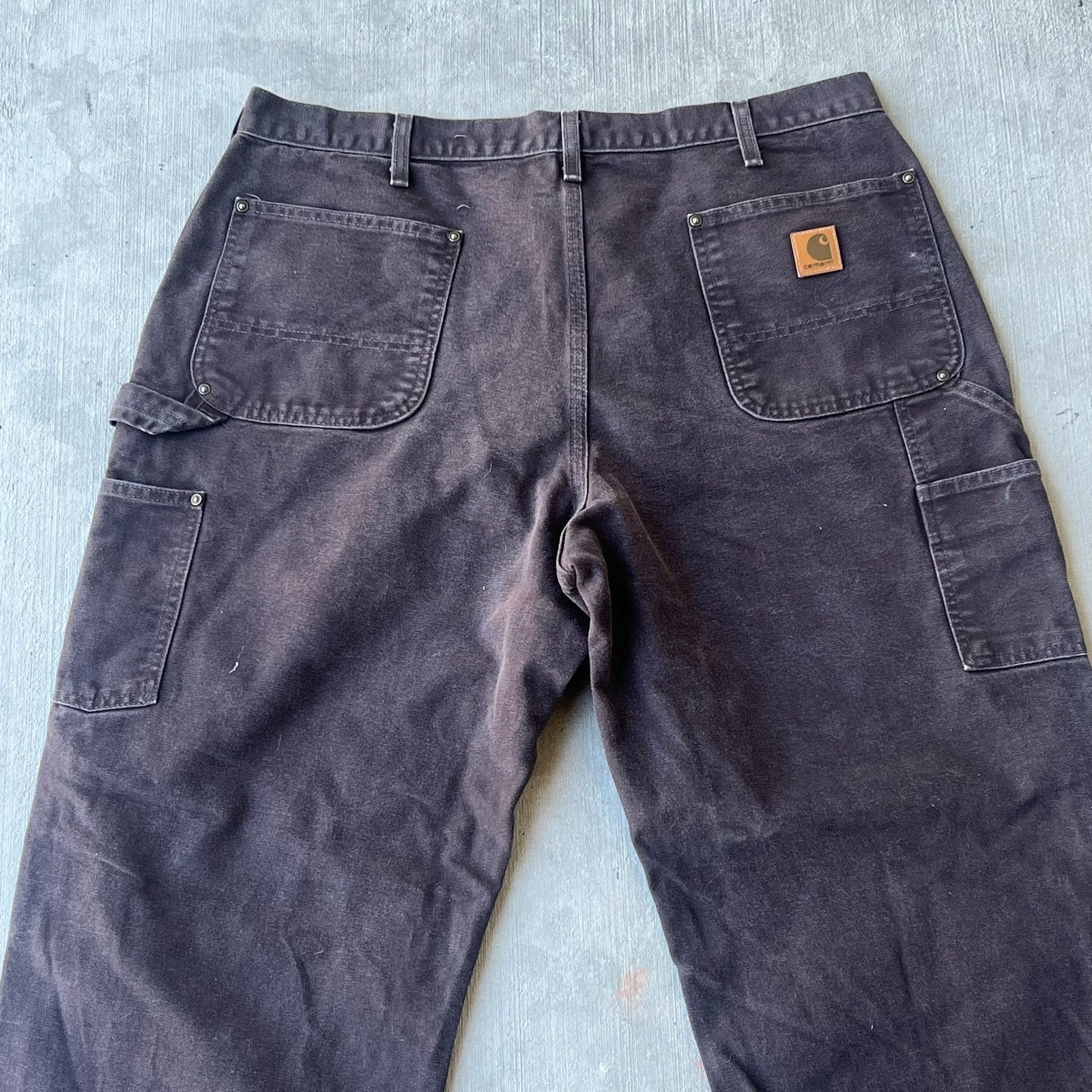 Carhartt × Vintage Carhartt brown double knee work wear carpenter pants Size US 37 - 5 Thumbnail