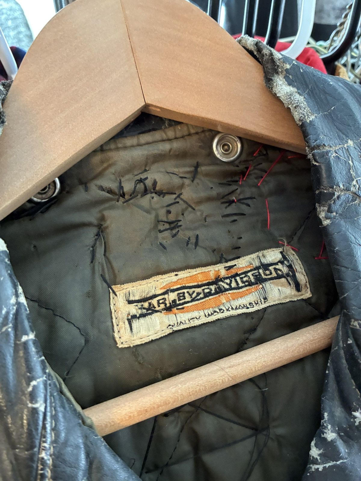 Harley Davidson Vintage 1960’s Harley Davidson patched leather jacket Size US M / EU 48-50 / 2 - 4 Thumbnail