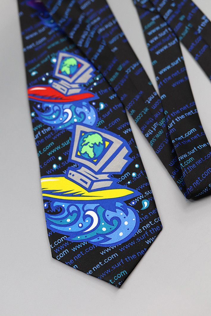 Ralph Marlin 1999 Ralph Marlin “Surf the Net” Novelty Necktie Size ONE SIZE - 11 Thumbnail