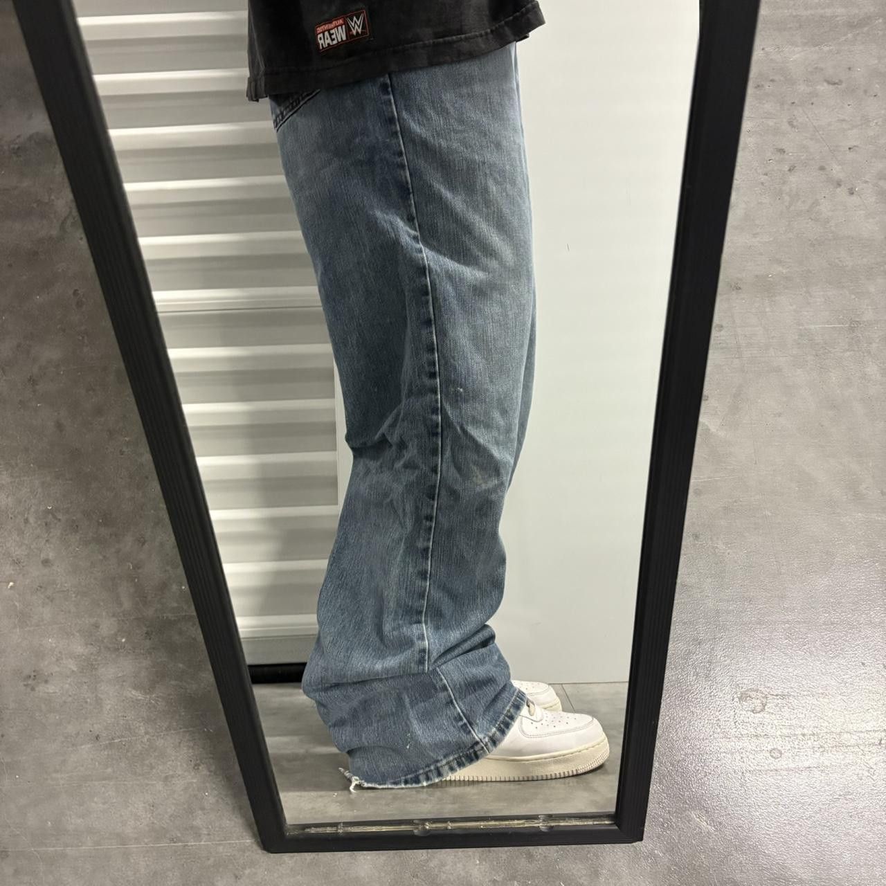 Vintage Crazy Vintage Y2K/2000s Baggy Wideleg Medium Blue Wash Skater Style Denim Jeans! Size US 36 / EU 52 - 2 Thumbnail